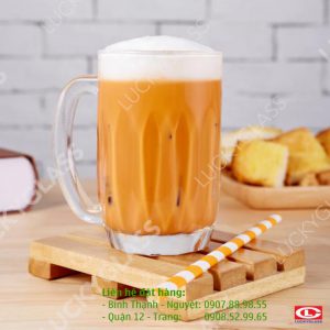 In Ly thủy tinh quai bia